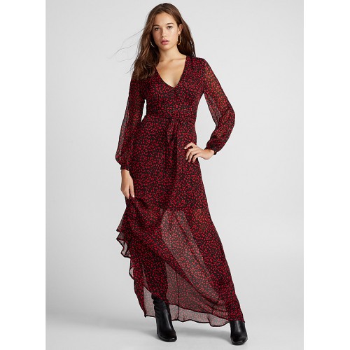 Chiffon maxi dress