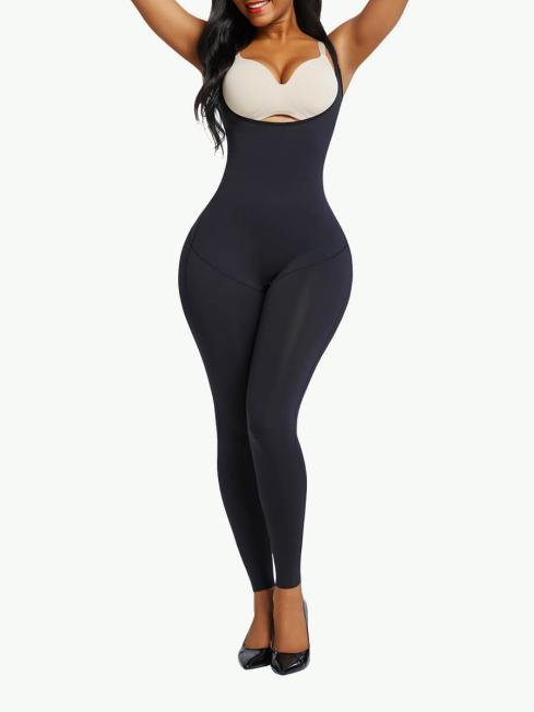 Sculptshe Open-Bust Catsuit Body Shaper 